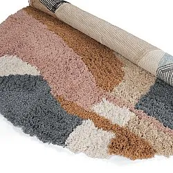Tapete redondo - Cefalu Natural Cotton Shaggy (multi)