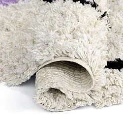 Tapete redondo - Naousa Natural Cotton Shaggy (multi)