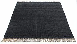 Tapete de juta - Nawa (juta/preto)
