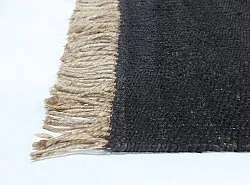Tapete de juta - Nawa (juta/preto)