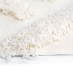 Tapete redondo - Cazorla Natural Cotton Shaggy (off white)