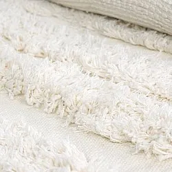 Tapete redondo - Cazorla Natural Cotton Shaggy (off white)
