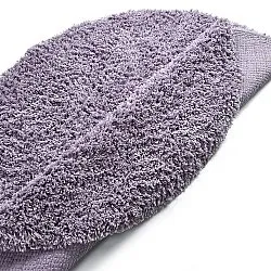 Tapete redondo - Combarro Solid Cotton Shaggy (roxo claro)