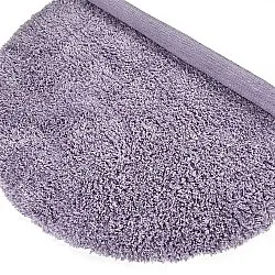 Tapete redondo - Combarro Solid Cotton Shaggy (roxo claro)