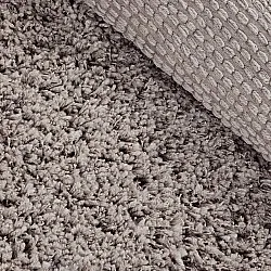 Tapete redondo - Combarro Solid Cotton Shaggy (taupe)