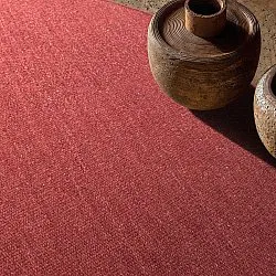 Tapete redondo - Hamilton (vermelho escuro)