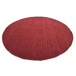Tapete redondo - Hamilton (vermelho escuro)