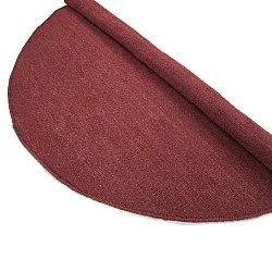 Tapete redondo - Hamilton (vermelho escuro)