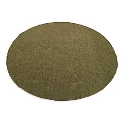 Tapete redondo - Hamilton (verde musgo)