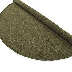 Tapete redondo - Hamilton (verde musgo)