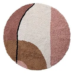 Tapete redondo - Perast Natural Cotton Shaggy (multi)