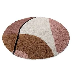 Tapete redondo - Perast Natural Cotton Shaggy (multi)
