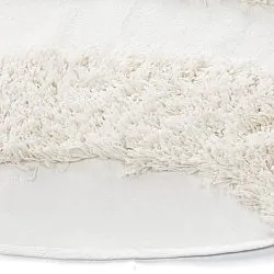 Tapete redondo - Sivota Natural Cotton Shaggy (off white)