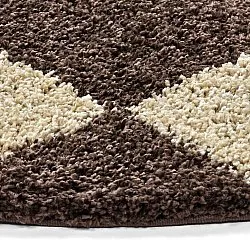 Tapetes redondos - Albi (marrom/bege)