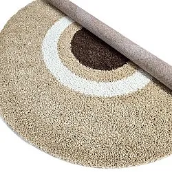 Tapetes redondos - Alsace (bege/branco/marrom)