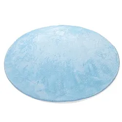Tapetes redondos - Aranga Super Soft Fur (azul claro)