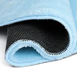 Tapetes redondos - Aranga Super Soft Fur (azul claro)