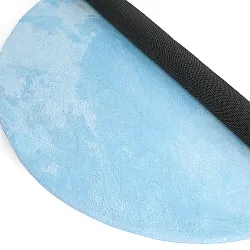 Tapetes redondos - Aranga Super Soft Fur (azul claro)