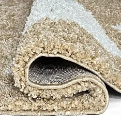 Tapetes redondos - Asilah (bege/branco)