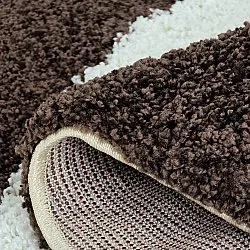 Tapetes redondos - Chiniot (marrom/bege/branco)