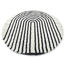 Tapetes redondos - Cluny (branco/preto)