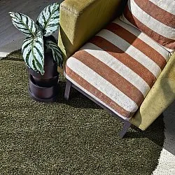 Tapetes redondos - Conques (verde/branco)