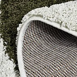 Tapetes redondos - Conques (verde/branco)