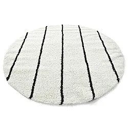 Tapetes redondos - Eze (branco/preto)