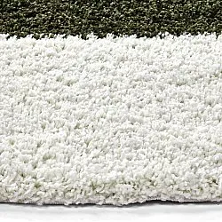 Tapetes redondos - Gordes (verde/branco)