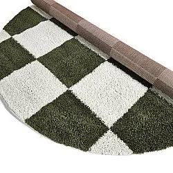 Tapetes redondos - Gordes (verde/branco)