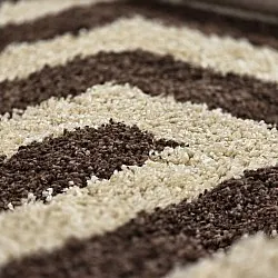 Tapetes redondos - Imilchil (bege/marrom)