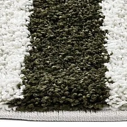 Tapetes redondos - Imilchil (branco/verde)