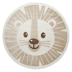 Tapete redondo infantil - Kind Lion (creme)