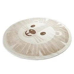 Tapete redondo infantil - Kind Lion (creme)
