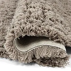 Tapete redondo - Aliste Wool Shaggy (marrom)