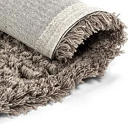 Tapete redondo - Aliste Wool Shaggy (marrom)