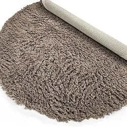 Tapete redondo - Aliste Wool Shaggy (marrom)