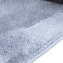 Tapetes redondos - Aranga Super Soft Fur (azul aço)