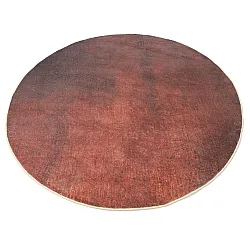 Tapete redondo - Bovera (marrom/vermelho)