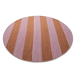 Tapete redondo - Garine (laranja/rosa)