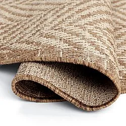 Tapete redondo - Indoor/Outdoor Donora (marrom)