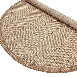 Tapete redondo - Indoor/Outdoor Donora (marrom)