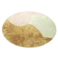 Tapete redondo - Lazio (bege/rosa)