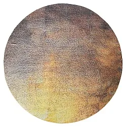Tapete redondo - Oristano (marrom/dourado)