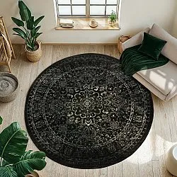 Tapete redondo - Peking Noble (preto)