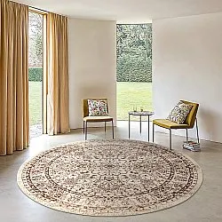 Tapete redondo - Peking Noble (branco)