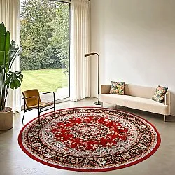 Tapete redondo - Peking (vermelho)