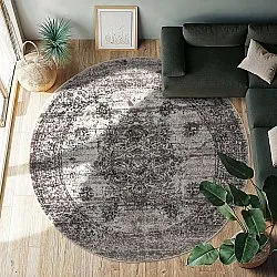 Tapete redondo - Peking Royal (cinza)