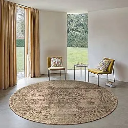 Tapete redondo - Peking Royal (rosa)