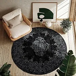 Tapete redondo - Peking (preto)